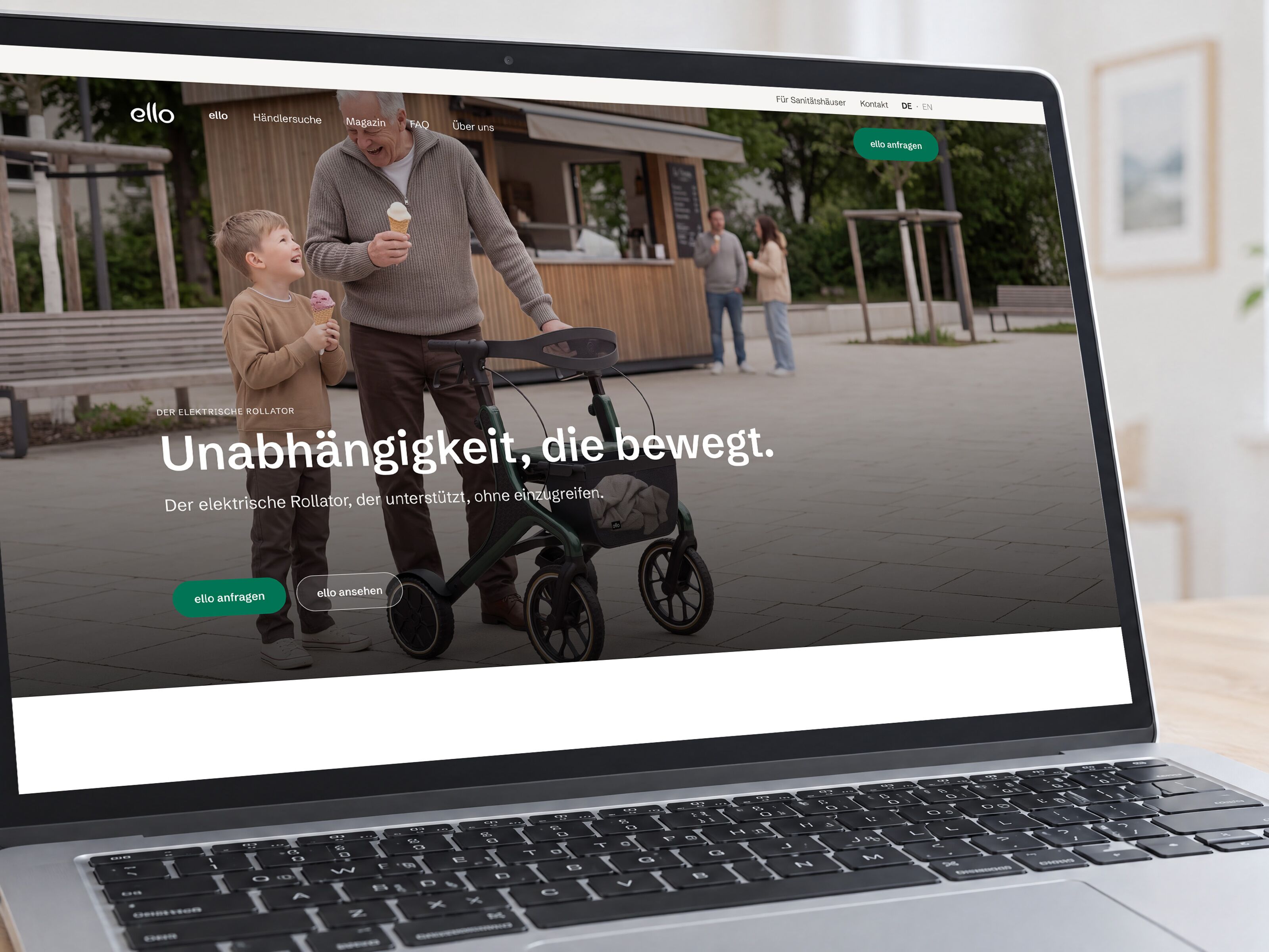 Case Study VOSS healthcare Corporate-Website NEULAND. GmbH      