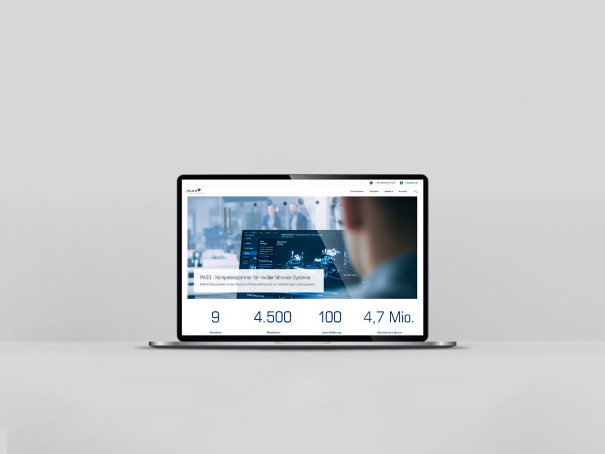 Case Study PASS GmbH & Co. KG Relaunch Website und Bewerbermanagement NEULAND. GmbH