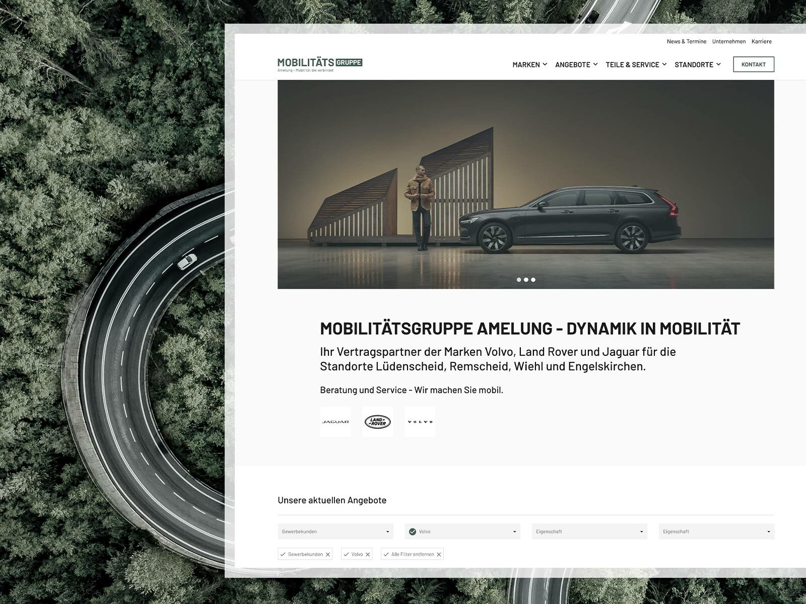 Case Study Mobilitätsgruppe Amelung Corporate Design und Website NEULAND. GmbH      