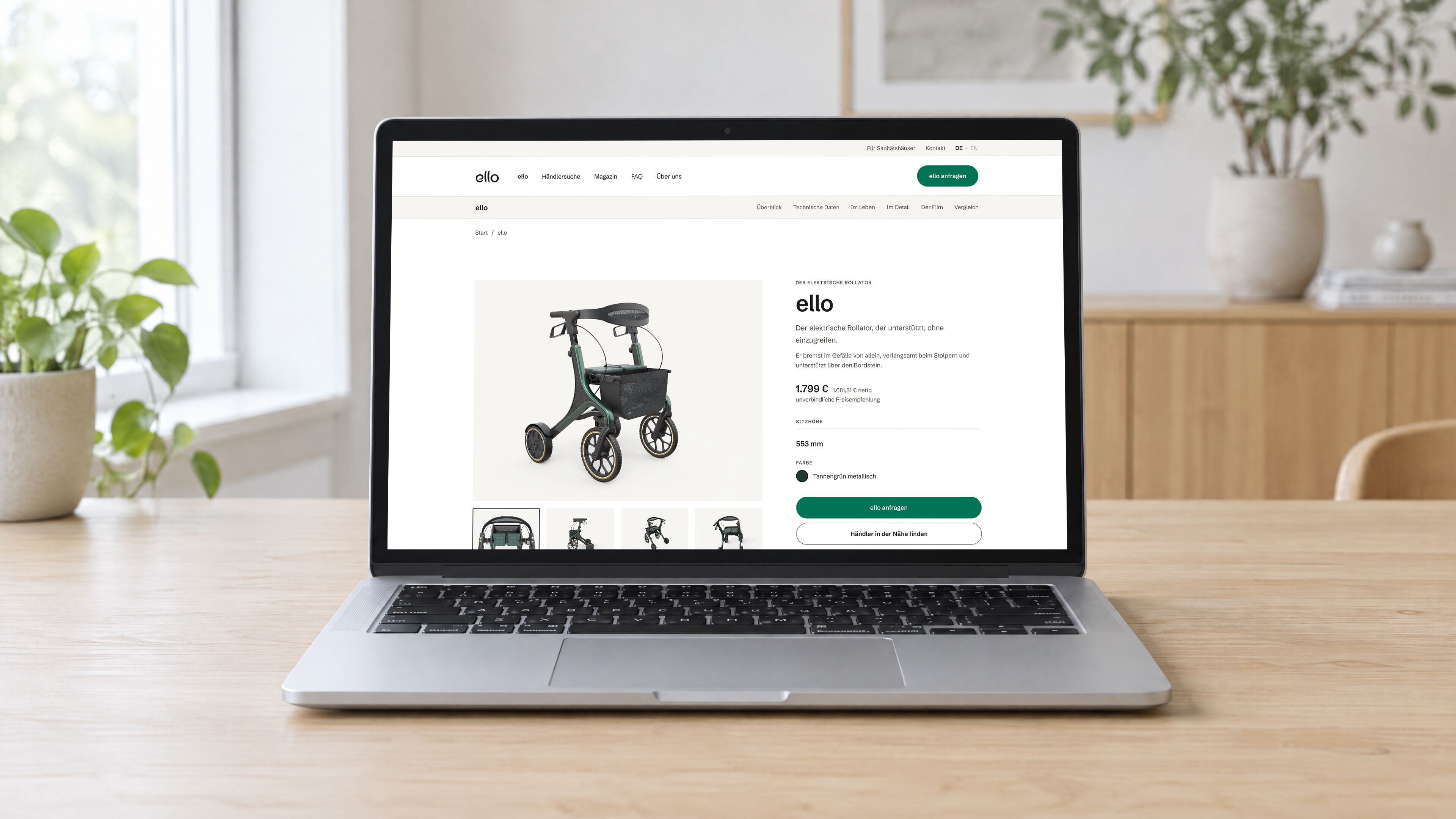 Case Study VOSS healthcare Corporate-Website NEULAND. GmbH      