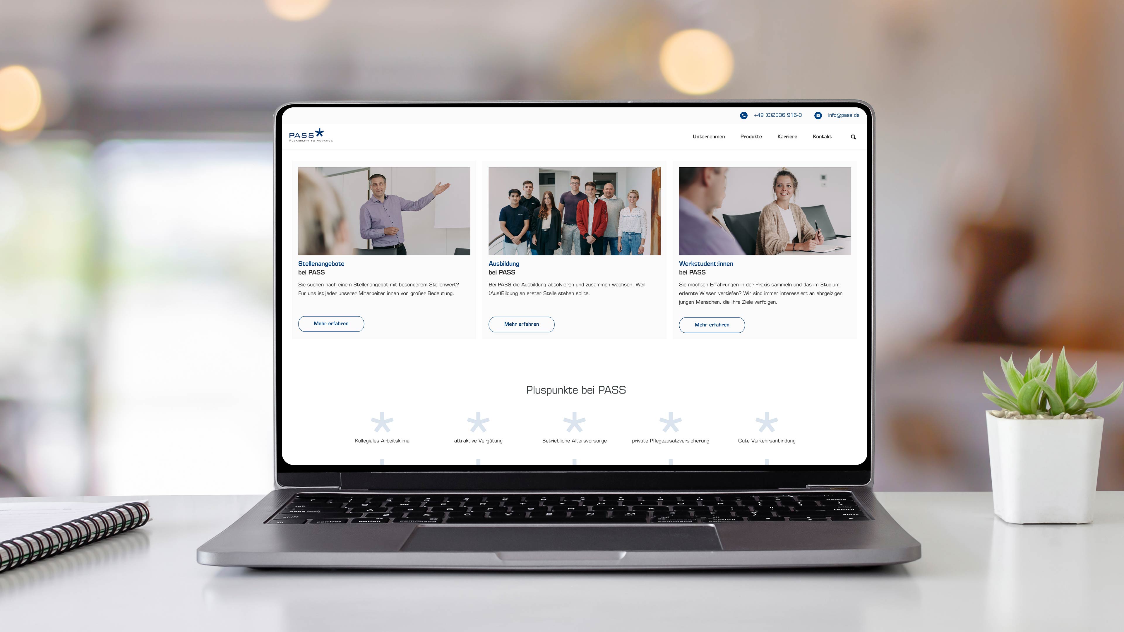 Case Study PASS GmbH & Co. KG Relaunch Website und Bewerbermanagement | NEULAND. GmbH Case Study PASS GmbH & Co. KG Relaunch Website und Bewerbermanagement NEULAND. GmbH
